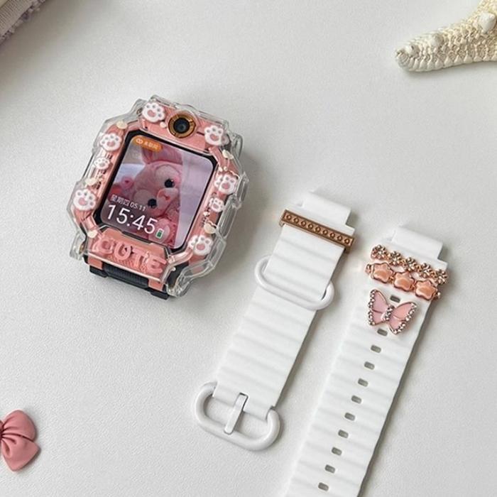 Imoo Watch Phone Protection Case Z1/Z1Y/Q1/Q1Y Tpu Bahan Transparent Printing Sanrio Print Untuk Lit