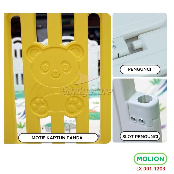 TERLARIS MOLION Pagar Bayi Babyfence Mainan Anak SET Balita Baby Fence Pagar Bayi Prosotan Kuda Kuda