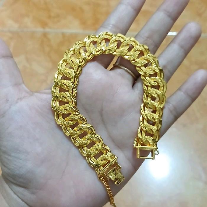 gelang coco tipis lapis emas bangkok