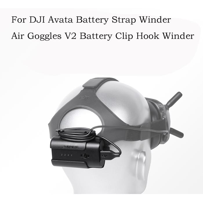 For DJI Avata Glasses Battery Clip with Cable WinderFor DJI Avata
