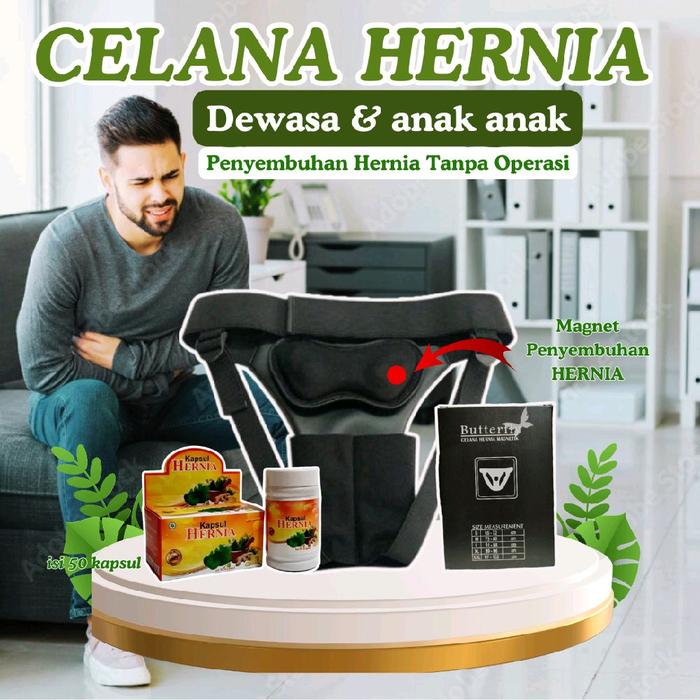 Celana hernia pria dewasa original / Sabuk Supporter Hernia sport Alat