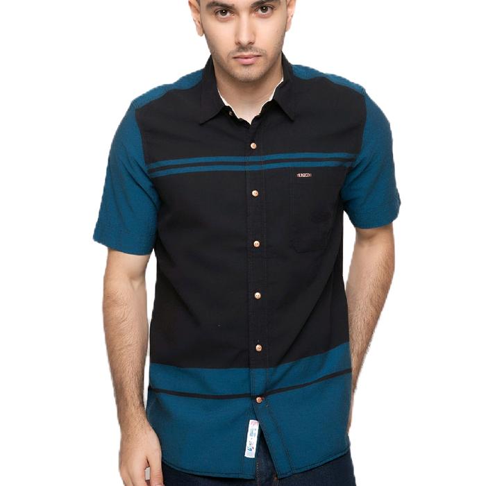 Kemeja pria lengan pendek USED JEANS by E-ONE 007