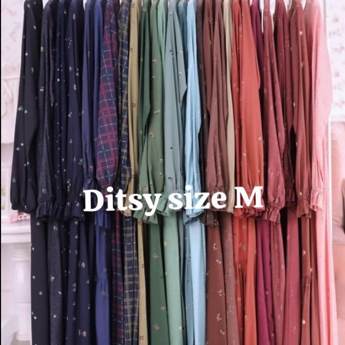 DITSY JULI NIGHTGOWN DITSY BAHAN VISCOSE PREMIUM MEVVAH MUSLIMAH SHOLIHAH
