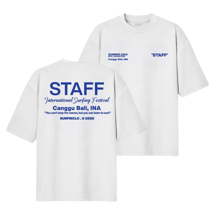 Surfinclo Oversized T-Shirt Streetwear ISF STAFF Premium Cotton 24s