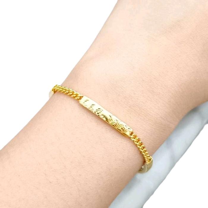 gelang emas muda+gelang model+berlapis emas