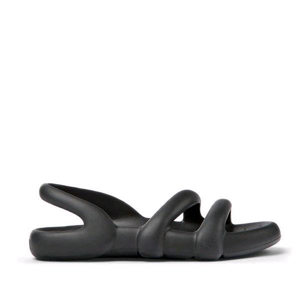 CAMPER Women's Sandals Kobarah Flat Black Sandal Wanita Original - Black Sandal Wanita Nyaman dan St