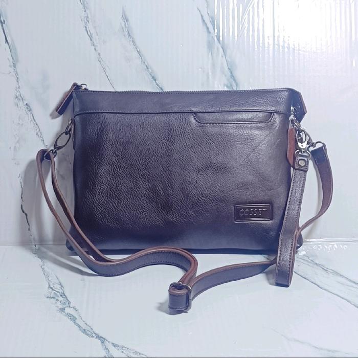 TAS TANGAN, HANDBAG CLUSTER PRIA COSSET ORIGINAL BISA SELEMPANG