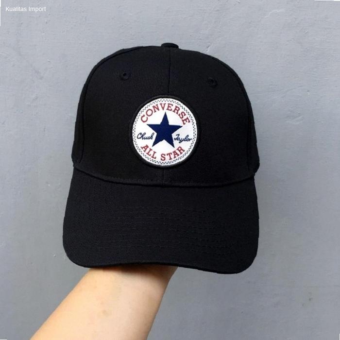 Topi Caps Converse Original hitam | Kekinian