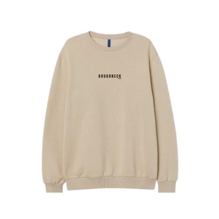 Sweater Crewneck Logo Roughneck Simple Sage Green  | Cn Pria | Sweater Crewneck Pria & Wanita Kekini