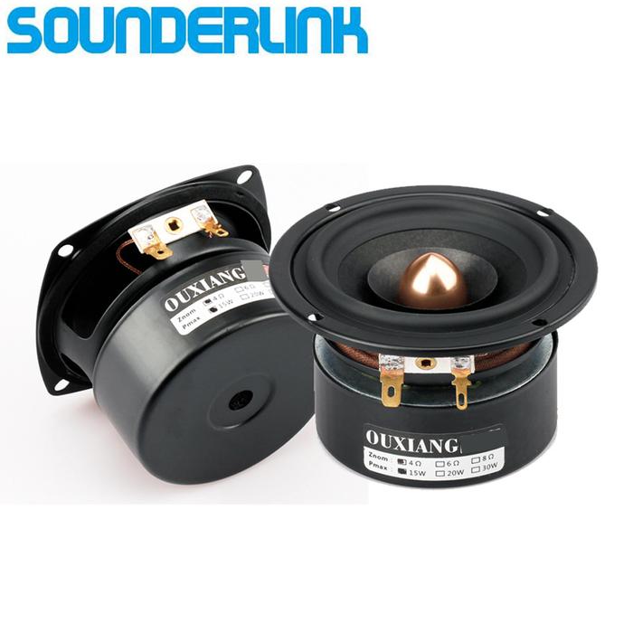 2 Buah/Banyak Sounderlink Berbagai Frekuensi Speaker Audio Bookself