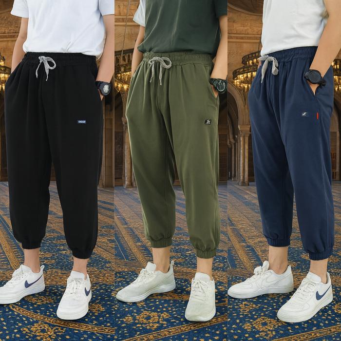ROGBA Celana Sirwal Jogger Training Pria Murah Original Premium - Baby Terry 220W - Olahraga, Sport,