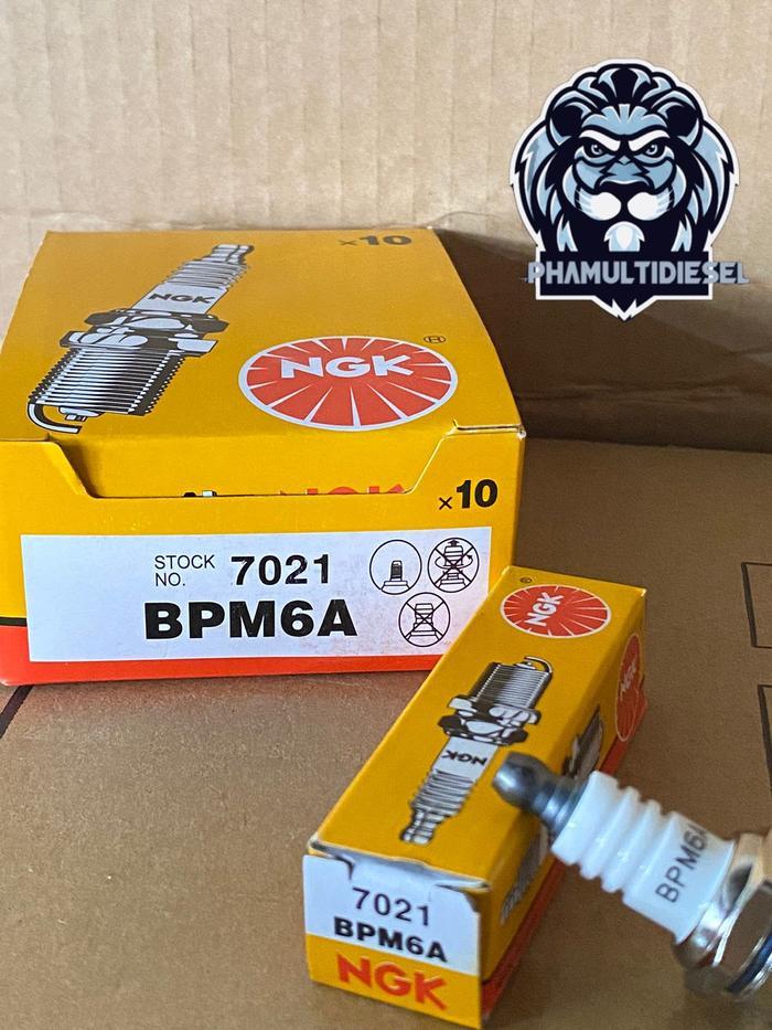 BEST BUSI/SPARK PLUG BPM6A NGK 1 KOTAK NGK NEW ORIGINAL