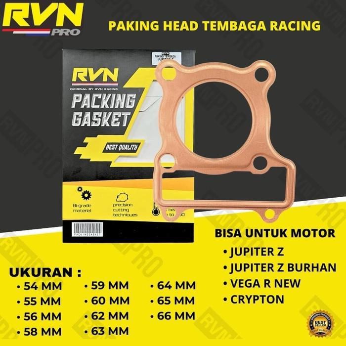 PERPAK GASKET PAKING PACKING BLOK HEAD HED TEMBAGA JUPITER Z VEGA CRYPTON JUPITER Z BURHAN VEGA R NE