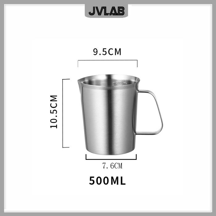 Gelas Ukur Baja Tahan Karat 500 Ml Gelas Ukur Cairan Kopi Teh Susu