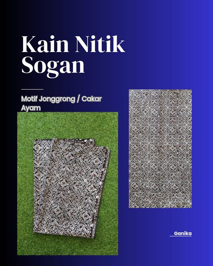 Nitik motif jonggrong / cakar ayam