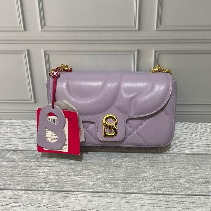 Alana small lilac buttonscarves