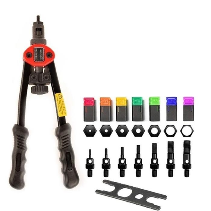 1Set M3-M12 Rivet Tool Fully Automatic Riveter Threaded Rivets Drilling Rivet Machine Tool Hand-Inse
