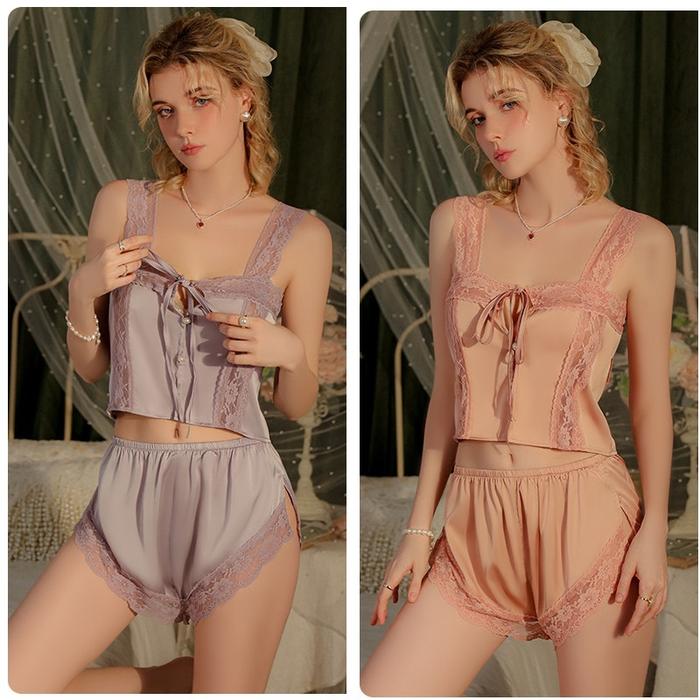 M/L baju tidur wanita (13) / setelan baju tidur / satin set 13