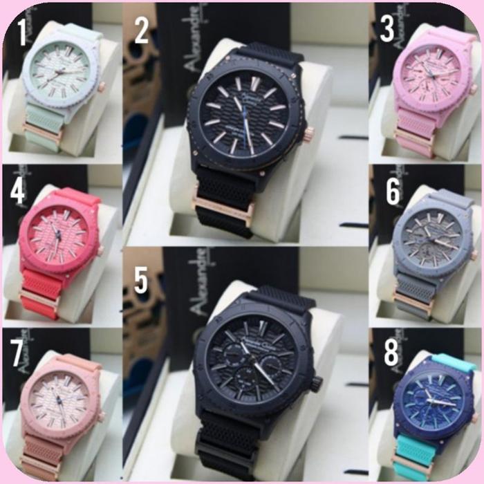 New Jam Tangan Unisex 6584 AC 6584 AC6584 ORI