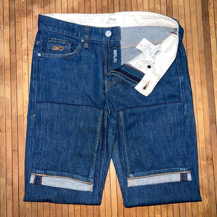 PLAC SLIM STRAIGHT BLUE DENIM SELVEDGE STRETCH JEANS carhartt