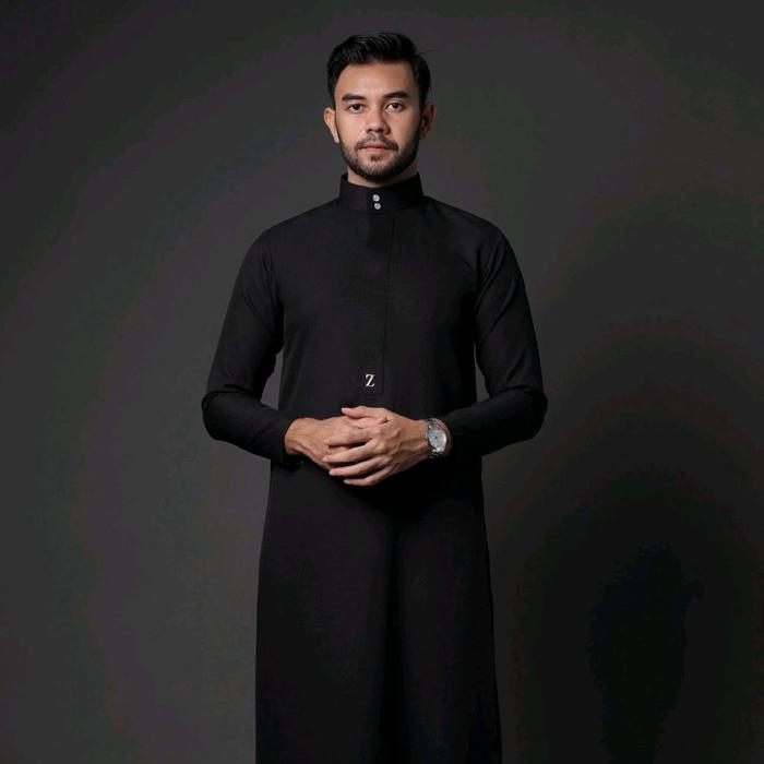 [PRODUK ORIGINAL 100%] READY Zaafer Indonesia Jubah Ozlem Gamis Hitam