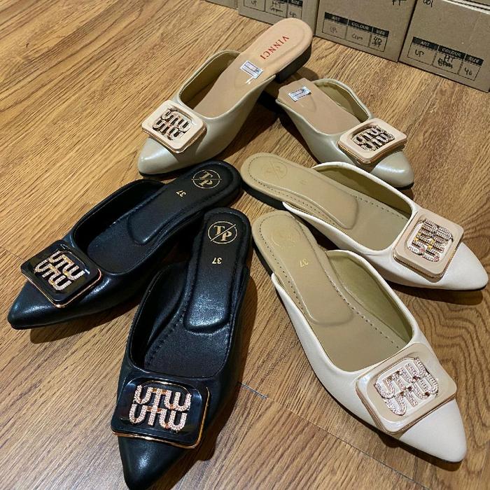 flat miumiu Kerja Wanita Shoes