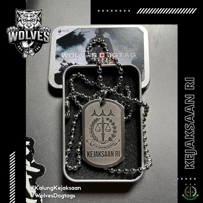 Kalung kejaksaan RI / kalung rantai pria / Kalung kejaksaan / kalung / aksesoris kejaksaan  Bandul R