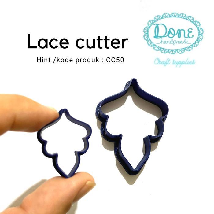 done handymade cetakan clay Lace cutter earrings cutter earring cutter clay cetakan fondant cc50 cet