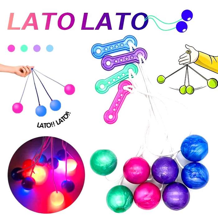 Lato - Lato LED Mainan Anak Etek Etek Nyala / Mainan Anak Jadul Etek Etek Menyala