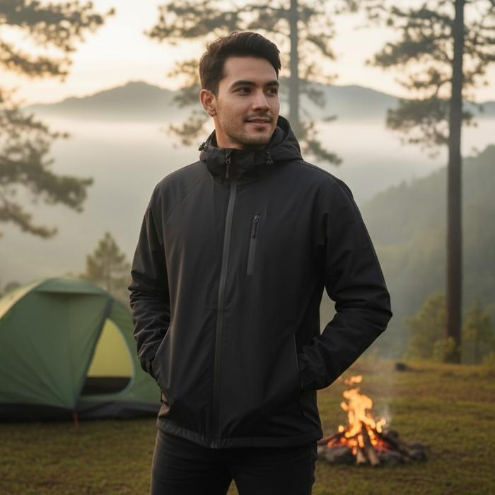 Valir Eige Jaket Outdoor Parka Pria Keren