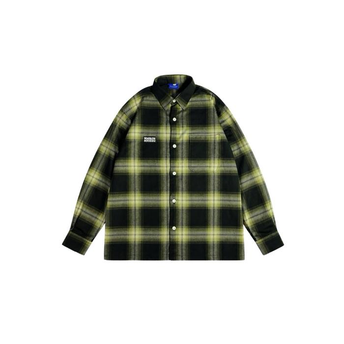 Kubik Society Flanel Veterano - Flanel Veterano Moss Green Tebal Halus