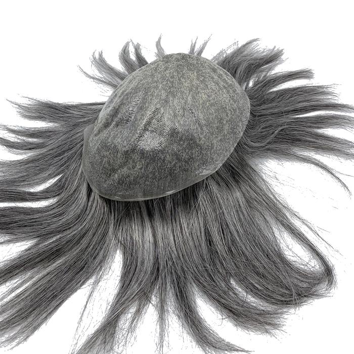 Grosir Remy Rambut Manusia Rambut Palsu Kulit Tipis Dasar PU Poli