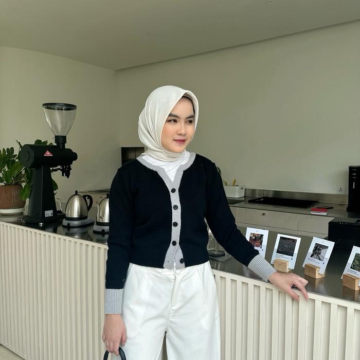 wearjeannie - Ditto Cardigan Top | Atasan Cardigan Rajut Wanita