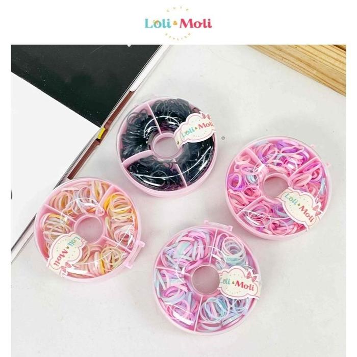 Karet Jepang elastis import tabung toples Love medium size Premium MIKA DONAT