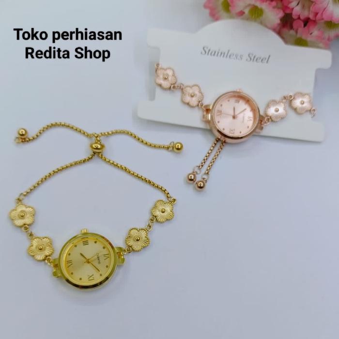 Gelang jam tangan serut titanium
