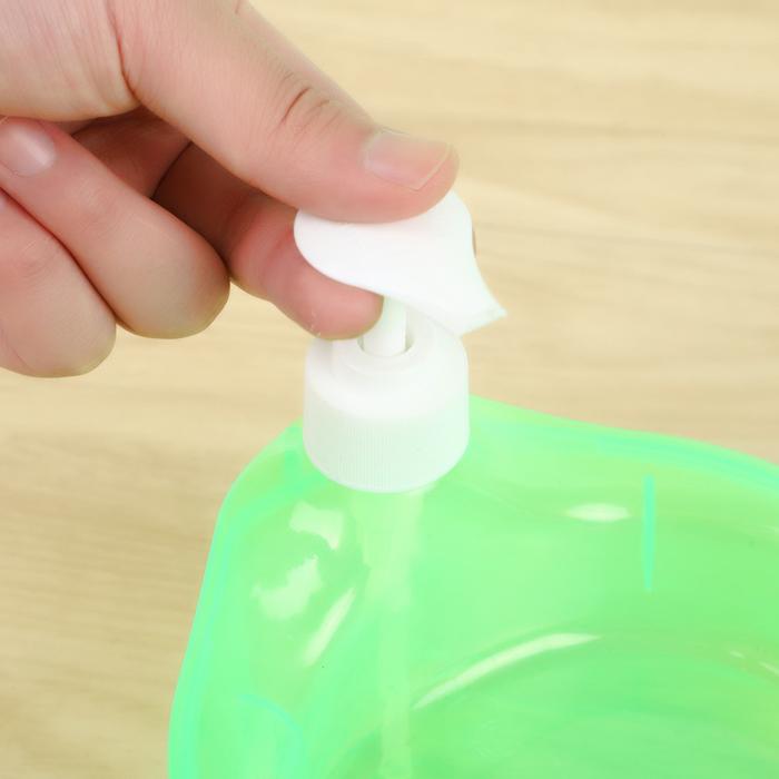 WM Tempat Wadah Sabun + Spons Cuci Piring Model Bulat Dispenser Botol Soap Pomp Sunlight