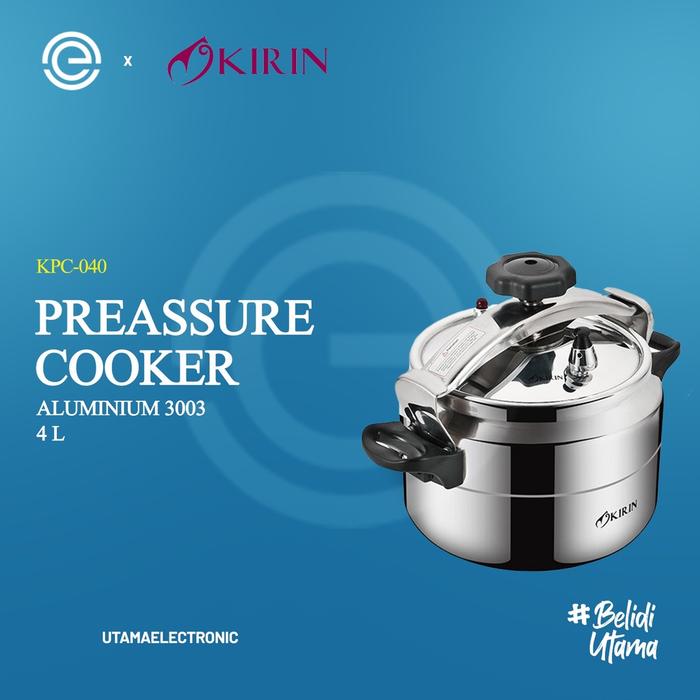 Panci Presto Induksi Aluminium 4 Liter KIRIN/ROSCHEL
