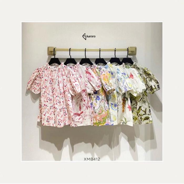 Top Nikkou Motif Bunga nikkou