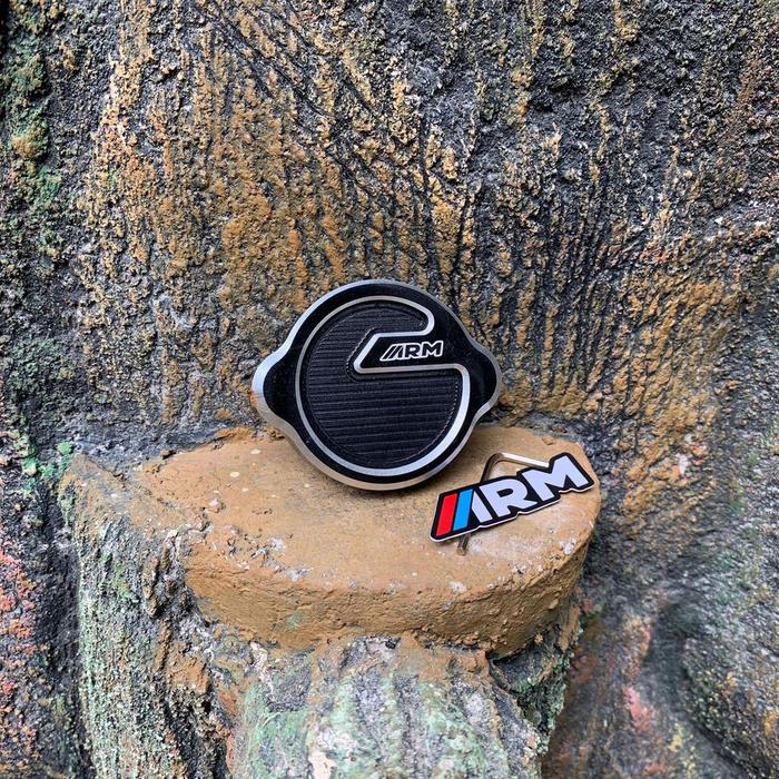 Tutup radiator ARM radiator cap cover radiator vario nmax aerox universal motorcycle Engine - HITAM