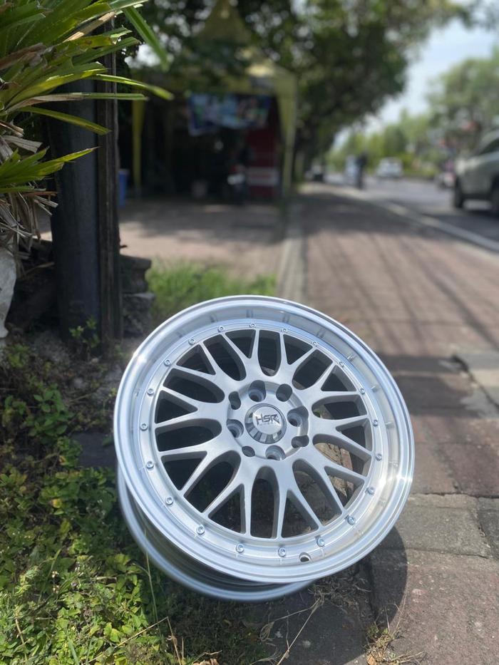 Velg Mobil Racing HSR Model BBS LM R16 Hsr Oita Pcd 4x100/114,3 Cocok Untuk Jazz Yaris Brio Avanza X