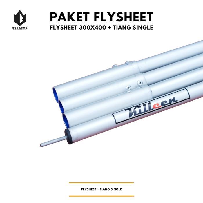 Eiger - Tiang Flysheet Single Pole KILLEEN+Flysheet 3x4 - Econopack Pole