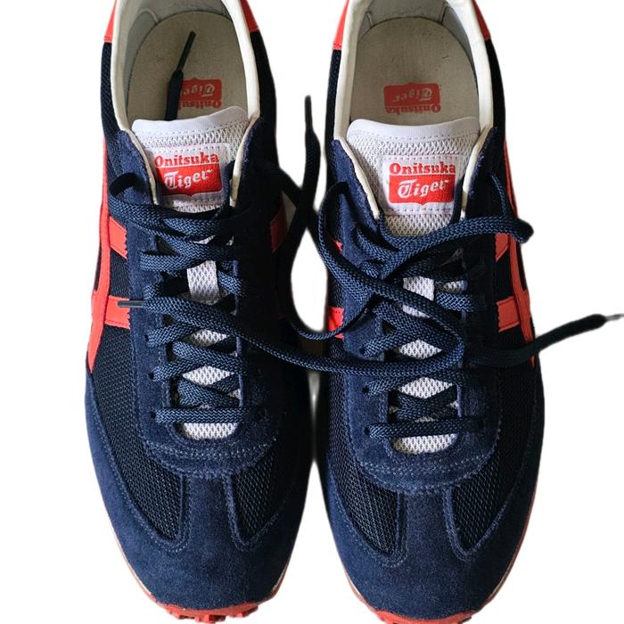 Onitsuka tiger shoes / onitsuka tiger edr 78 navy red Japan exclusive / sepatu onitsuka tiger second