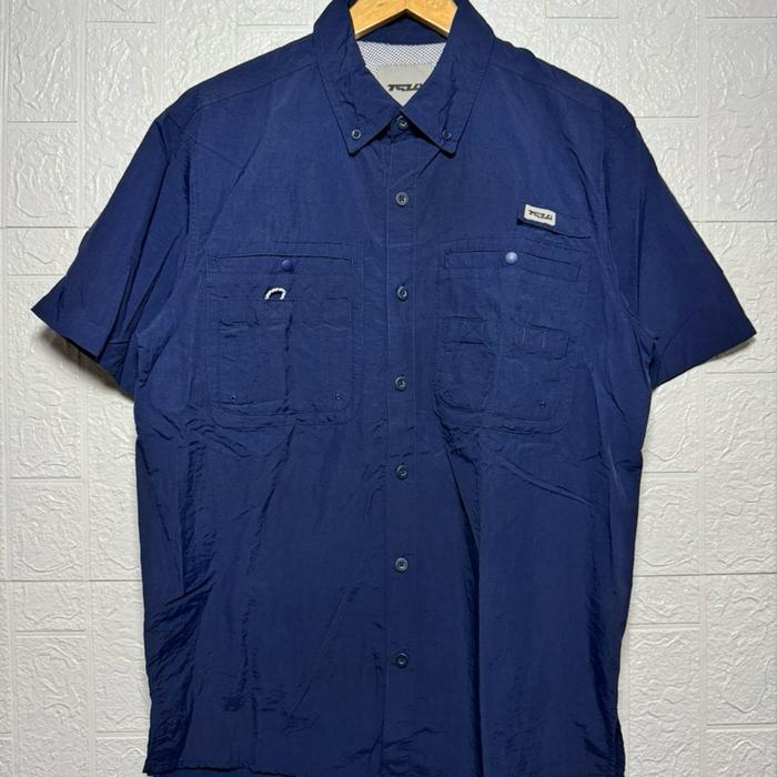 KEMEJA OUTDOOR TESLA GEAR L SECOND THRIFT