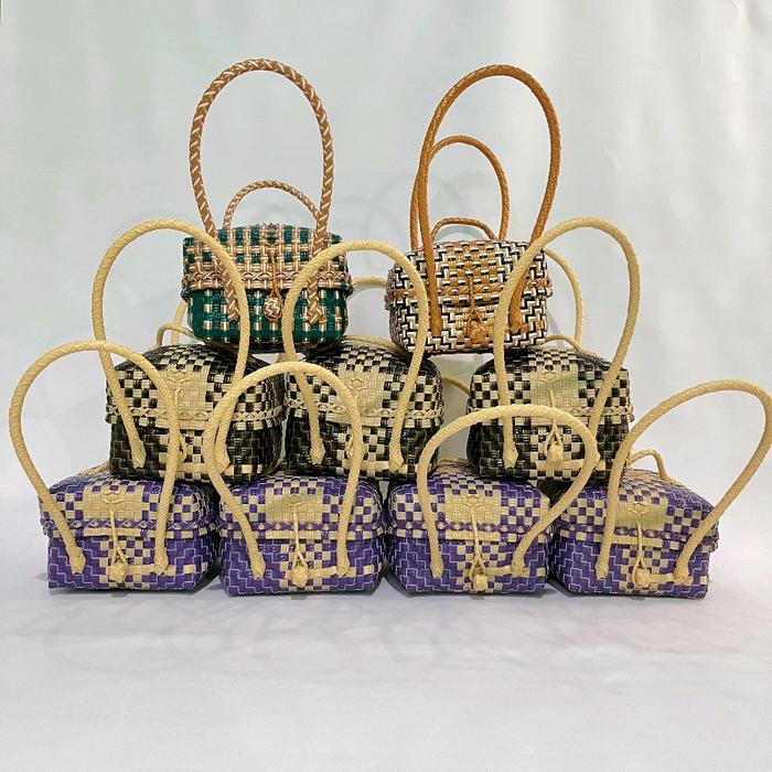 Tas Jinjing Besek (18×18) * SUDAH INCLUDE BESEK BAMBU