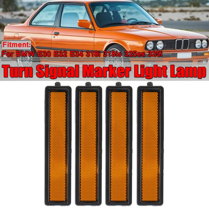 Lampu Penanda Sinyal Belok Lampu untuk BMW E30 E32 E34 3 Seri