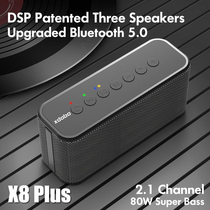 XDOBO X8 Plus 80W X8 60W Portable Wireless Bluetooth Speaker BT5.0