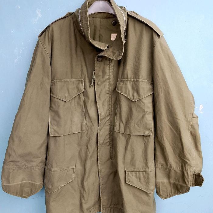 jaket vintage parka M65 US ARMY Pria Basic