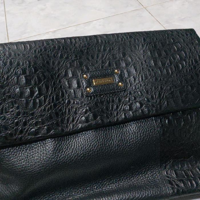 preloved sling bag/shoulder bag papilon, colour black
