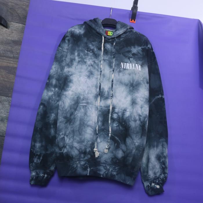 Hoodie Oversize Mcf Angel Nirvana Putih Wash