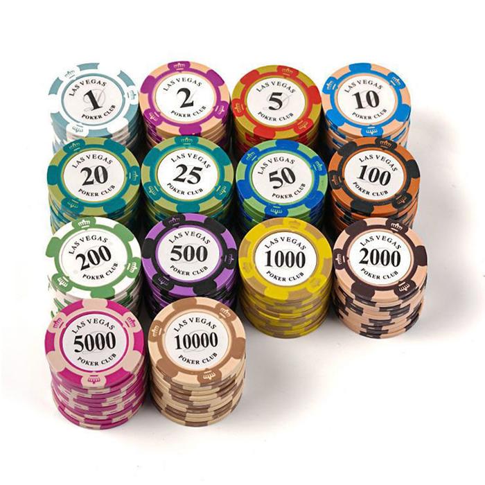 Poker Chip Set 10Pcs Poker Chip Coin Koin